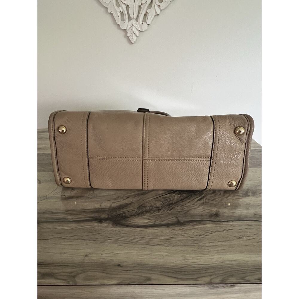 Michael Michael Kors Large Hudson Hobo Shoulder Bag Brown Leather Tote - Picture 9 of 15